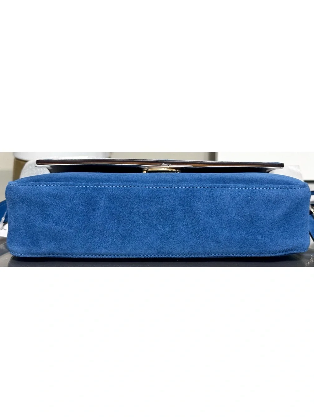 COACH Etta Small Flap Shoulder Bag, BLUE JAY